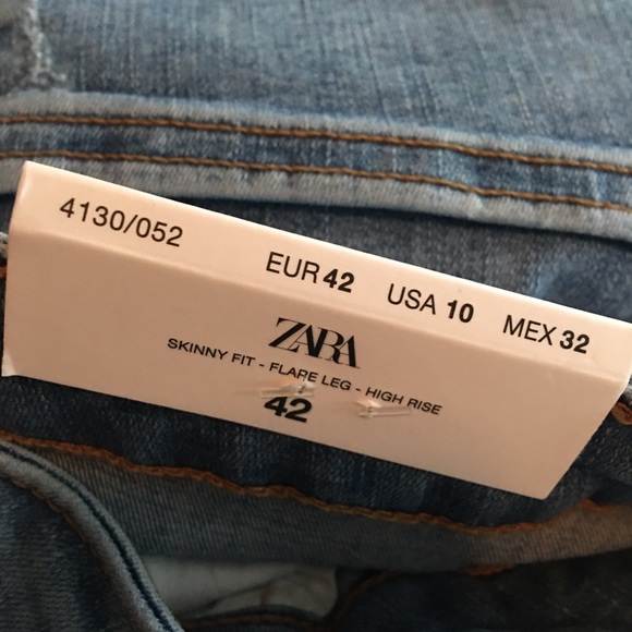 ZARA Skinny flare jeans 2021 - Picture 4 of 8